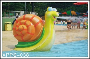Schnecken-Aqua-Spiel-Spray-Wasser-Park-Ausrüstungen 1600mm*750mm für Kinderspiel