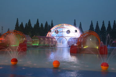 Unterhaltungs-Krabben-Labyrinth-Spielplatzgeräte im Freien, Wasser-Park-großes Aqua-Spiel