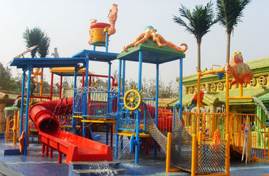 Wasser-Park-Ausrüstungen, das Wasser-Spielplatz der Kinder für 50 Reiter 17,5 * 11 * 7m