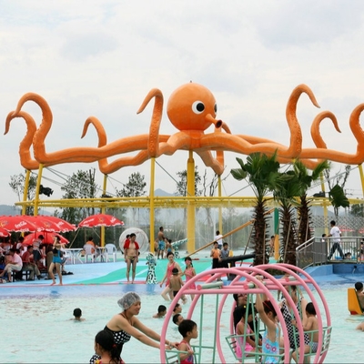 Qualität  Customized 8m Height Octopus Spray  For Aqua Water Playground Equipment Fabrik
