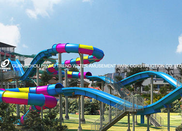 Handelsfiberglas erwachsener Waterslide im Abenteuer Waterpark