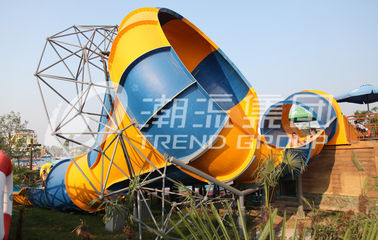 Große Fiberglas-Wasserrutsche-Familien-Wasser-Park-Aqua-Park-Unterhaltung