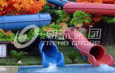 Aufregende Ferienzentrum-Kombinations-Spiralen-Wasserrutsche für Swimmingpool