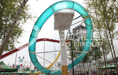 Aqua-Park-Ausrüstungs-Fiberglas-Pool-Dia mit galvanisiertem Kohlenstoffstahl-Rahmen für/Innenwasser-Park im Freien
