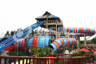 Handelsanakondawasserrutsche für Abenteuerunterhaltung waterpark/Fiberglas-Wasserrutsche