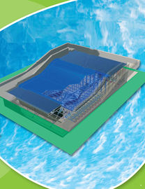 Neuheit Flowrider-Wasser-Fahrt, zwei Surfer surfen das Skateboard für Wasser-Park/besonders angefertigt