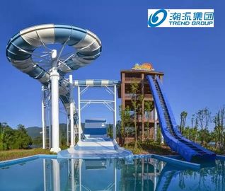 Riesiges Harz Bumerang-Fiberglas-Wasserrutsche Ashland/DSM, 18.75m Plattform-Höhe