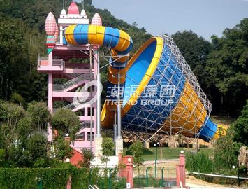 Neueste Entwurfs-Unterhaltungs-Fiberglas-Wasserrutsche für Abenteuer-Wasser-Park in China