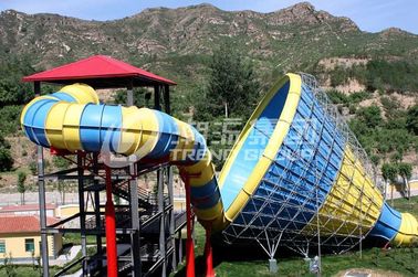 14.6m Plattform-Höhen-Fiberglas schiebt für Wasser-Park, erwachsenes Fiberglas-Supertornado