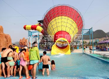 Wasser-Park-Fiberglas-Supertornado-Erwachsener, Plattform-Höhe der Kinderwasserrutsche-14.6m