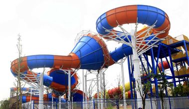 Handelsfiberglas-Wasser-Achterbahn-Dia für Familien-Vergnügungsparks