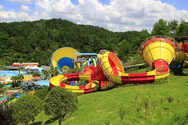Blaues großes Harz Tornado-Wasserrutsche-Spiele Ashland/DSM für Wasser-Park
