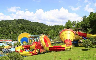 Kundengebundene Höhe des Erwachsen-Fiberglas-Wasser-Park-Tornado-Dia-14.6m, 42*60m