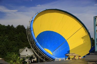 Fiberglas-kommerzielle erwachsene Wasserrutsche-aufregende Spiele für Hauptspiel, 16m Höhe