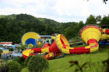 Lustiges Park-Wasserrutsche-Fiberglas-Wutanfall-Tal im Freien für 480 Reiter pro Stunde