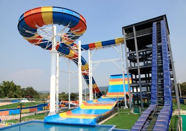 Dauerhafte Fiberglas-Wasserrutsche für Familien-wechselwirkenden Wasser-Spaß im Wasser-Park
