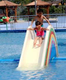 Besonders angefertigt die Wasserrutsche-Aqua-Park-Ausrüstung 3 Reiter-Kinder, rosa/Orange/Blau
