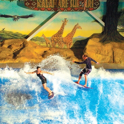 Genießen von Flowrider-Wasser-Fahrt, surfendes attraktives Wellen-Gleiter-Brett/Aqua-Park-Unterhaltung
