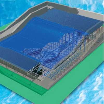 Aqua-Spiel Flowrider-Wasser-Fahrt im Freien für das Skateboard fahren des surfenden Sports