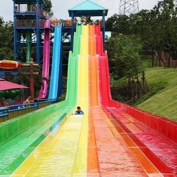 Wasserparkbauer Glasfaser Wasserrutsche, Rennrutsche
