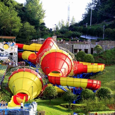 Lustiges Park-Wasserrutsche-Fiberglas-Wutanfall-Tal im Freien für 480 Reiter pro Stunde