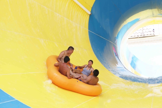 Kundengebundene Höhe des Erwachsen-Fiberglas-Wasser-Park-Tornado-Dia-14.6m für Wasser-Park