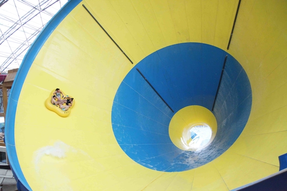 Kundengebundene Höhe des Erwachsen-Fiberglas-Wasser-Park-Tornado-Dia-14.6m für Wasser-Park
