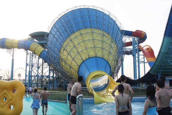 Handelsfiberglas-Wasser-Pool schiebt,/mittlere Tornado-Wasserrutsche für Wasser-Park