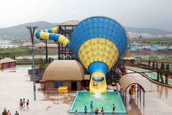 Supertornado-Fiberglas-Wasserrutsche mit 14.6m Plattform-Höhe