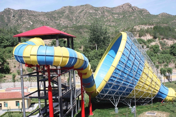Beste Qualitäts-Unterhaltungs-Fiberglas-Wasserrutsche für Abenteuer-Wasser-Park in China