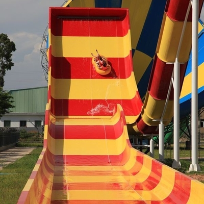 Riese kundengebundener Bumerang-Fiberglas-Wasserrutsche-Unterhaltungs-Wasser-Park im Freien