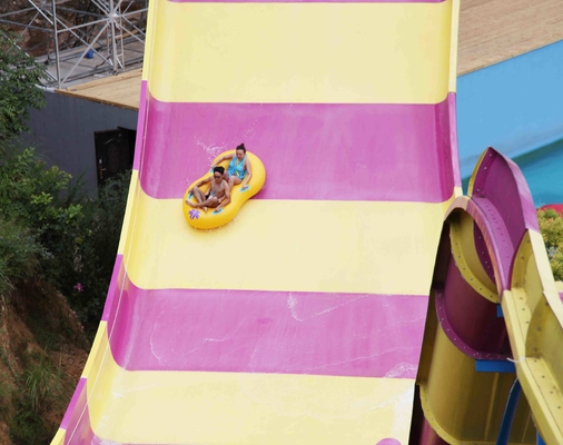 Kundenspezifische Wasserrutsche, Vergnügungspark-Bumerang-Aqua-Dia für 2 Menschen im Gaint-Aqua-Park