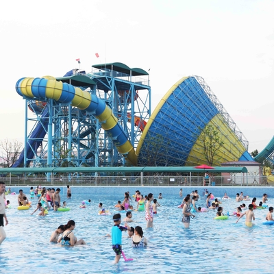 Tornado-große Fiberglas-Wasserrutsche, 720 Reiter pro die Stunden-Kapazität des Wasser-Parks