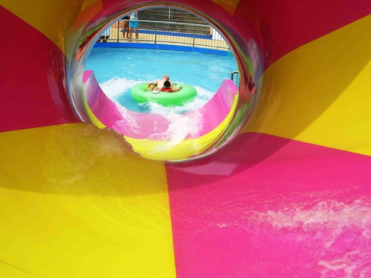 Fiberglas-Handelsfamilien-Wasserrutsche für Haus, 16m Höhe