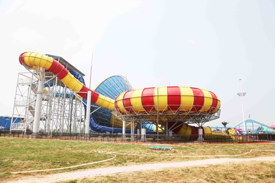 Aqua-Park-Fiberglas-Dia/Raum-Schüssel-Wasserrutsche mit Reitern der hohen Kapazitäts-720/h