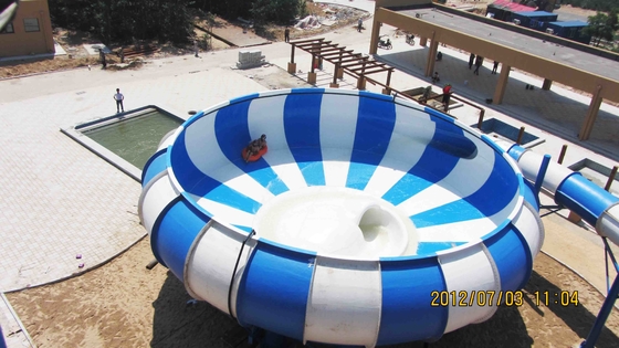 16m Raum-Schüssel-Wasserrutsche Rotes/Gelb-Aqua-Park-Bau