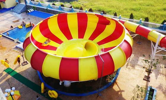 Höhe Waterpark-Super Bowl der Familien-Spiel-Fiberglas-Wasserrutsche-19m, 32*53m Bodenfläche für Wasser-Park