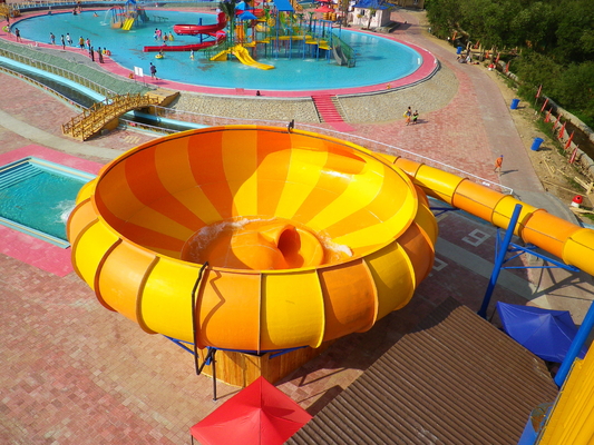 Wässern Sie Parkfiberglas-Swimmingpoolwasserrutsche für Vergnügungspark
