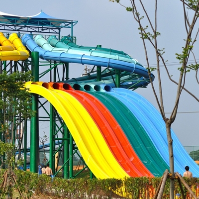 Der attraktive Schmetterling, der Fiberglas-Wasserrutsche läuft, galvanisierte Kohlenstoffstahl-Rahmen für Aqua-Park