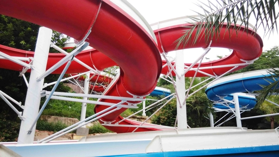 304 Breite Soem der Edelstahl-Schrauben-Fiberglas-Wasserrutsche-1m für Wasser-Park