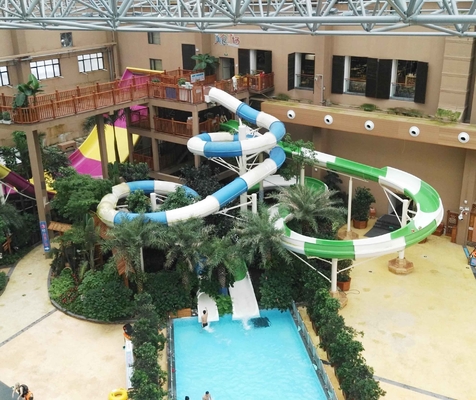 304 Breite Soem der Edelstahl-Schrauben-Fiberglas-Wasserrutsche-1m für Wasser-Park