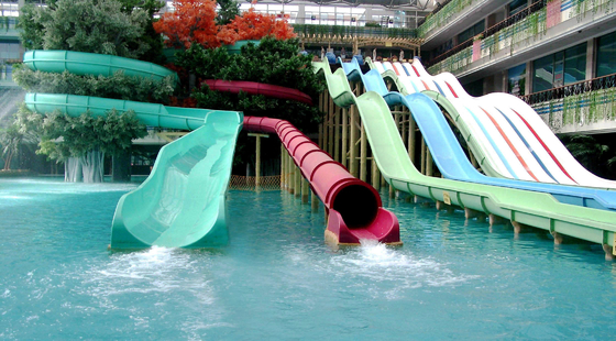 304 Breite Soem der Edelstahl-Schrauben-Fiberglas-Wasserrutsche-1m für Wasser-Park