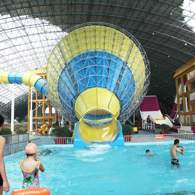 Supertornado-Fiberglas-Wasserrutsche mit 14.6m Plattform-Höhe