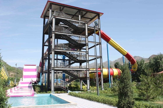 Riesige Aqua-Park-Ausrüstung, die Swwiming-Pool Waterslides für Wasser-Park aufregt