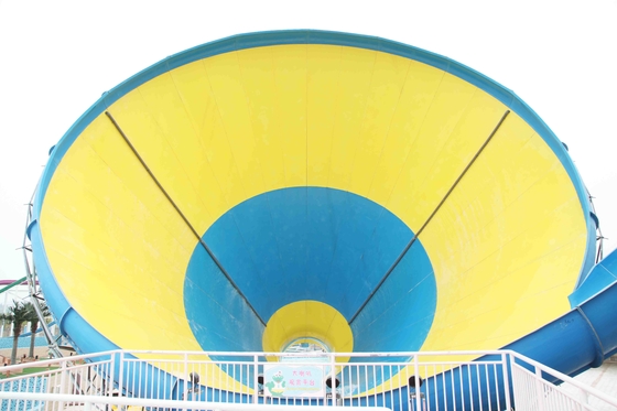 Kleine Fiberglas-Wasserrutsche für Familieninteraktion in den Kindern wässern Spielplatz für Wasser-Park
