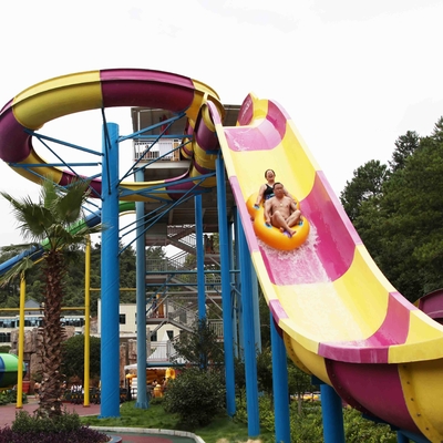 Edelstahl/Fiberglas Wasserrutsche-Bodenfläche 17 * 40m
