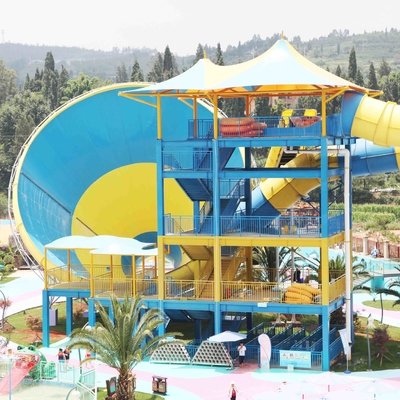 Attraktives großes Harz Tornado-Wasserrutsche-Spiele Ashland/DSM für Wasser-Park