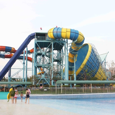 Große Tornado-Fiberglas-Wasserrutsche für Unterhaltungs-Abenteuer Waterpark-Ausrüstung für Wasser-Park