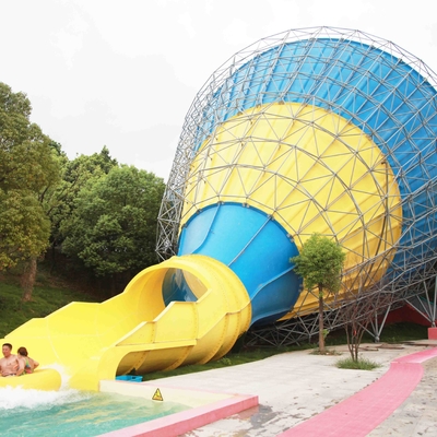 Tornadofiberglas-Wasserpool schiebt für Erwachsenen, Swimmingpooldias