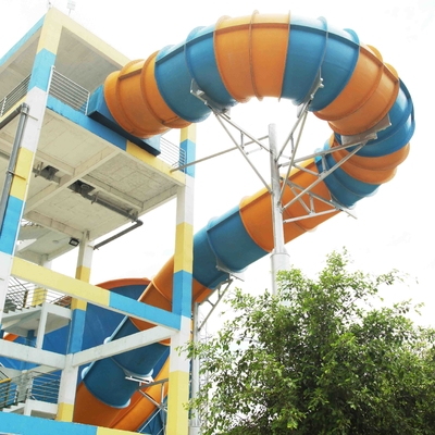 Galvanisiertes Kohlenstoffstahl-Tornado-Dia für Aqua-Park-/Fiberglas-Wasser-Park-Ausrüstung